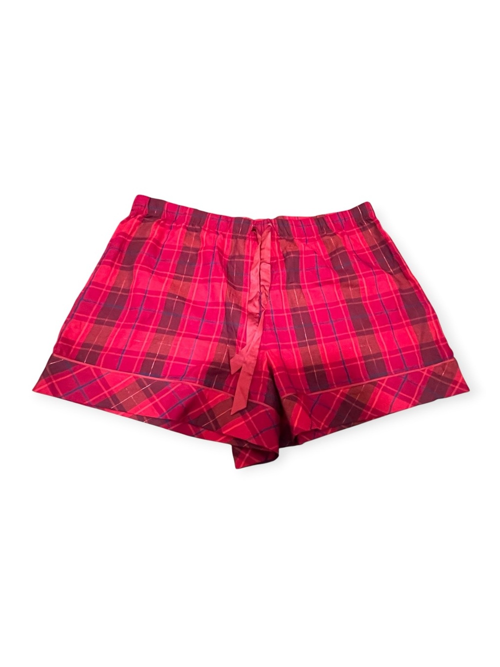 NEW Victoria's Secret Plaid Pajama Shorts XL